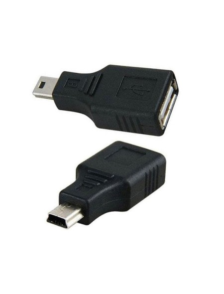 Adaptador Mini USB macho a USB hembra / ausb-miniusb