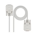 Cable serie rs232 db9 macho a db9 hembra 1.8m / Nanocable 10.14.0202