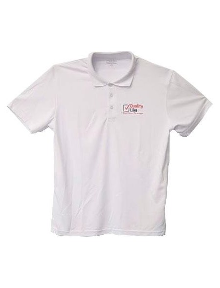 Polo Técnico Quality Like Blanco - Talla M