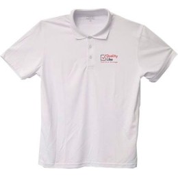 Polo Técnico Quality Like Blanco - Talla XXL