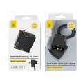 Adaptador de audio optico Toslink a 2 Rca con alimentacion / NB1396 / Negro / One+