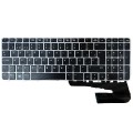 Teclado compatible para portátil HP Probook 755 G3 / 850 G3 / 850 G4 / ZBOOK 15U G3 G4 / Negro
