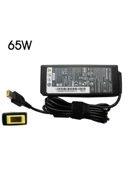 Cargador para portátil Lenovo 65W 20V 3.25A Conector rectangular / 1542