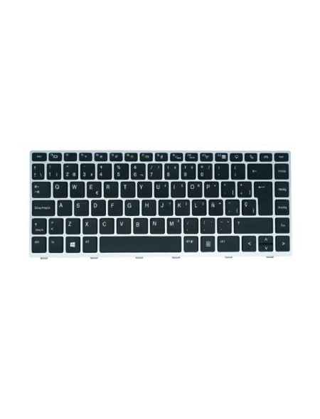 Teclado compatible para portátil HP Elitebook 840 G5 / 840 G6 / Marco Plata