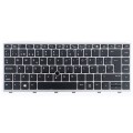 Teclado compatible para portátil HP Elitebook 840 G5 / 840 G6 / Marco Plata