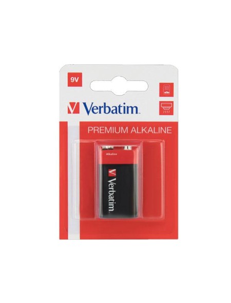 Pila Verbatim Alcalina 9v / 6LR61 / 6LF22 / 49924