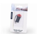 Lector de tarjetas Micro sd a USB Gembird / FD2-MSD-3