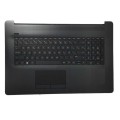 Top case + Teclado compatible para portátil HP 17-BS / 17-BY Negro brillo Intro horizontal