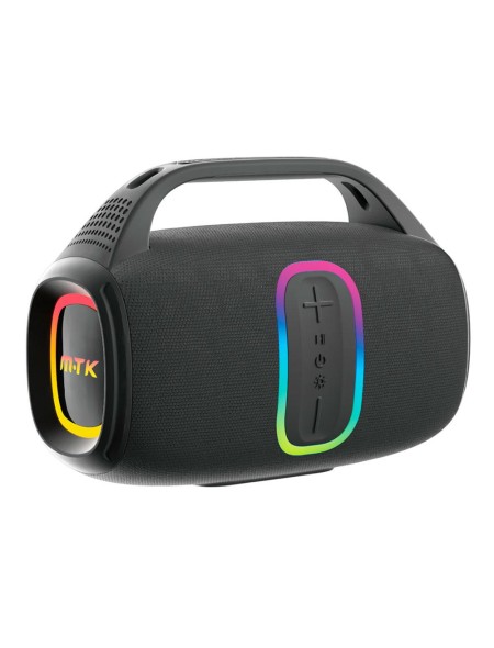 Altavoz Bluetooth 5.3 / TF4205 / 30w / 3600Mah / Luces RGB / TWS / MicroSD / Usb / Negro / MTK 0452052