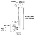÷ Soporte de techo dti lcd-1530 para pantalla 10-30