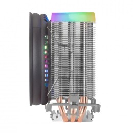 ÷ Ventilador con disipador para cpu mars gaming mcpu33 black dual frgb 3 heatpipes 