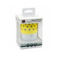 ÷ Altavoz bluetooth portable conceptronic con luz led cspkbtwphly color amarillo