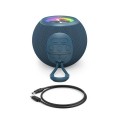 ÷ Altavoz bluetooth portable hama ball shape 5w iluminacion led tws bateria 10h manos libres color azu