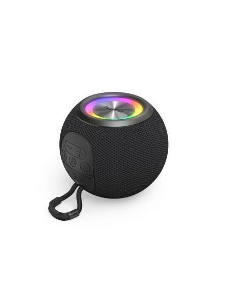 ÷ Altavoz bluetooth portable hama ball shape 5w iluminacion led tws bateria 10h manos libres color neg