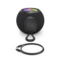 ÷ Altavoz bluetooth portable hama ball shape 5w iluminacion led tws bateria 10h manos libres color neg