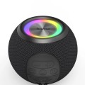 ÷ Altavoz bluetooth portable hama ball shape 5w iluminacion led tws bateria 10h manos libres color neg