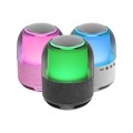 ÷ Altavoz bluetooth portable mars gaming msfloww gris 15w deepbass bt microsd rgb 360 bat 6h