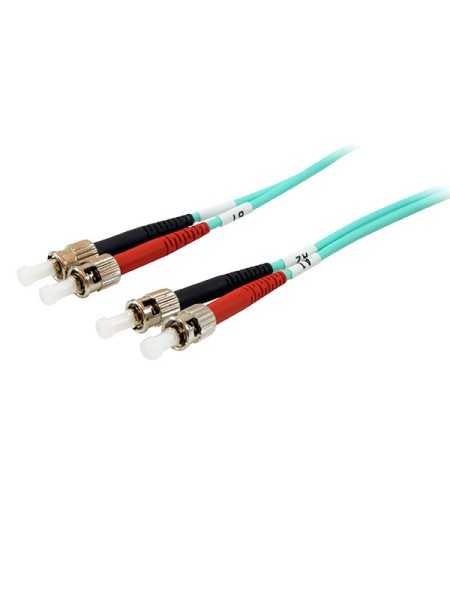 ÷ Cable fibra optica multimodo st/st om3 50/125 lsoh 3m color azul