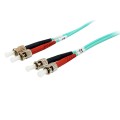 ÷ Cable fibra optica multimodo st/st om3 50/125 lsoh 3m color azul
