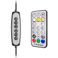 ÷ Anillo de iluminacion profesional mars gaming argb con 35 modos de estudio y ambiente soporte webcam
