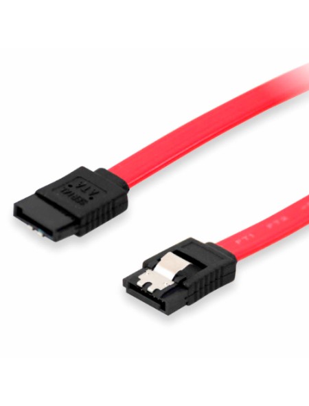 ÷ Cable serial ata equip 0.5m con clip de seguridad 111800