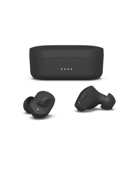 ÷ Auricular intrauditivo bluetooth belkin auc005btbk true wireless soundform play black