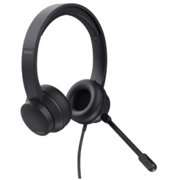 ÷ Headset trust hs-150 25333 jack 3.5mm microfono plegable diadema ajustable