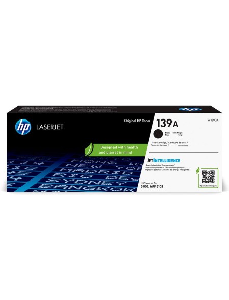 ÷ Laserjet cartucho de tóner original 139a negro