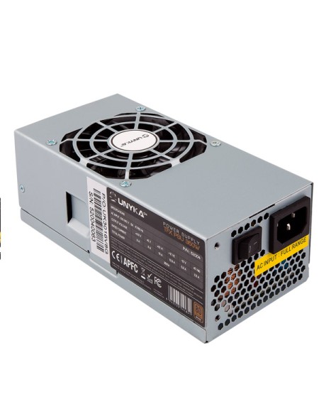 ÷ Fuente de alimentacion unykach tfx 52004 350w 80+ bronze apfc activo ventilador 80mm ultra silencios