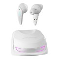 ÷ Auricular intrauditivo bluetooth mars gaming mhi-ultra white bt 5.3 tws  anc+enc pasiva ilumi
