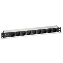 ÷ Regleta alimentacion aluminio rack 19