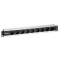 ÷ Regleta alimentacion aluminio rack 19