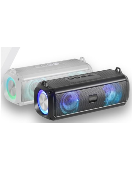 ÷ Altavoz bluetooth portable mars gaming msb-xt negro aux/microsd/usb/fm 20w potencia rgb flow bateria