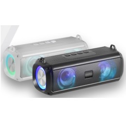 ÷ Altavoz bluetooth portable mars gaming msb-xt negro aux/microsd/usb/fm 20w potencia rgb flow bateria