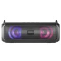 ÷ Altavoz bluetooth portable mars gaming msb-xt negro aux/microsd/usb/fm 20w potencia rgb flow bateria