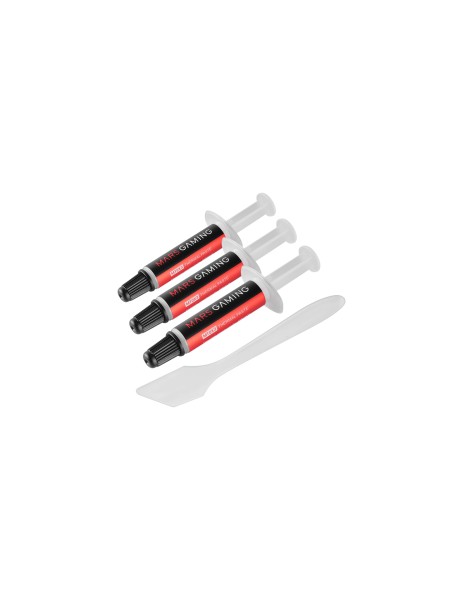 ÷ Pasta disipadora mars gaming mt0x3 pack 3 material nanotecnologico no conductor ultra eficiencia 6w