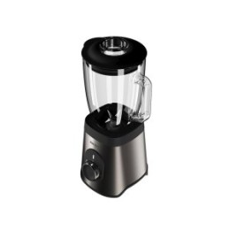 ÷ Batidora de vaso aiwa saberu 1500w 2 velocidades 6 cuchillas satoku vaso cristal 1,5l negro