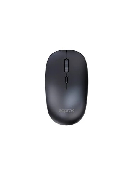 ÷ Mouse approx wireless appxm210 2.4ghz 1600 dpi 4 botones color negro