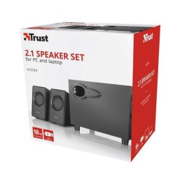 ÷ Altavoces 2.1 trust avora - 9w rms - controles volumen y bajos en subwoofer - alimentacion usb - dis